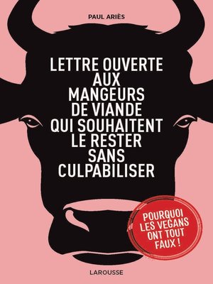 cover image of Lettre ouverte aux mangeurs de viande